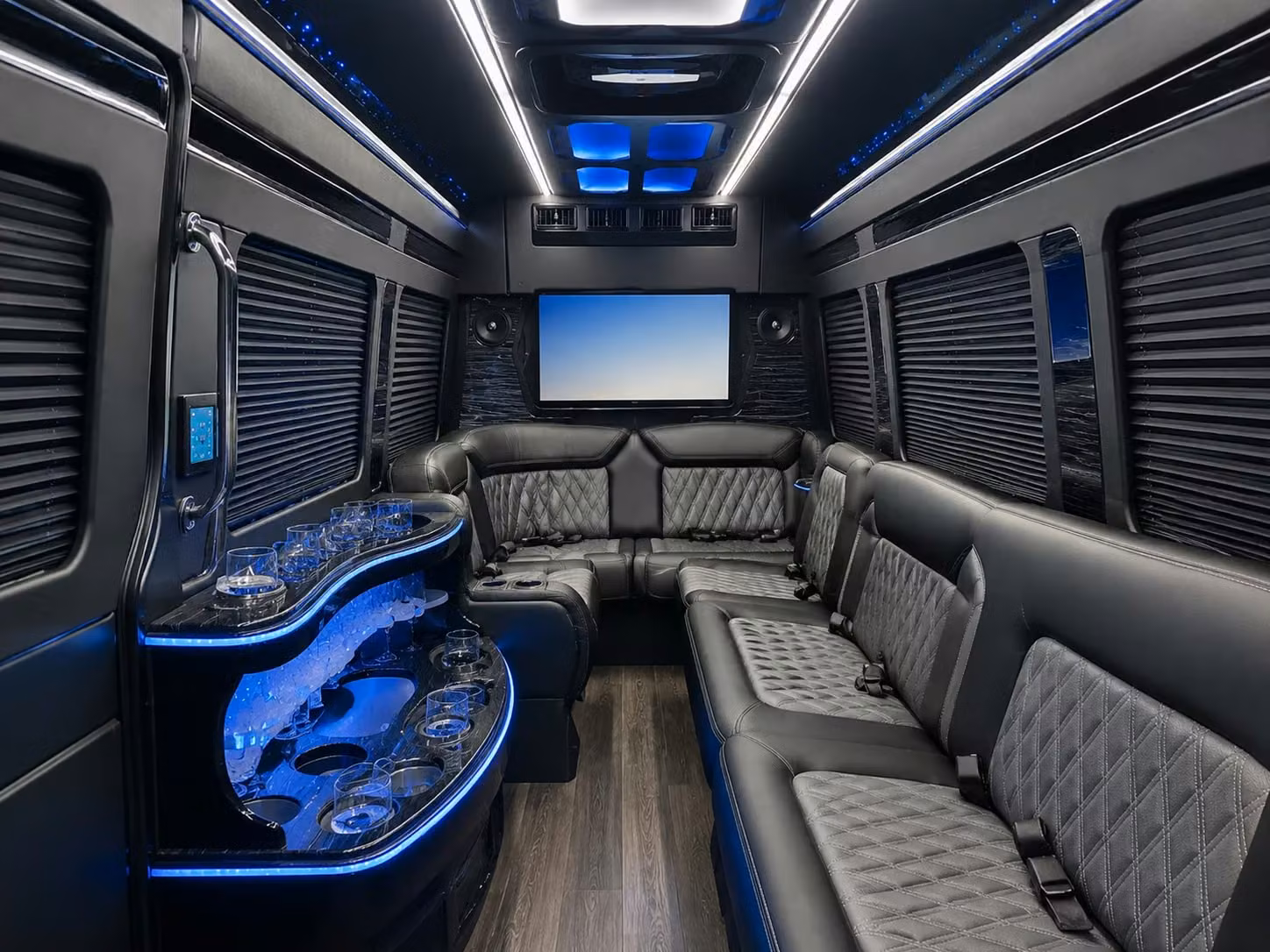 bus rental options for modesto trips