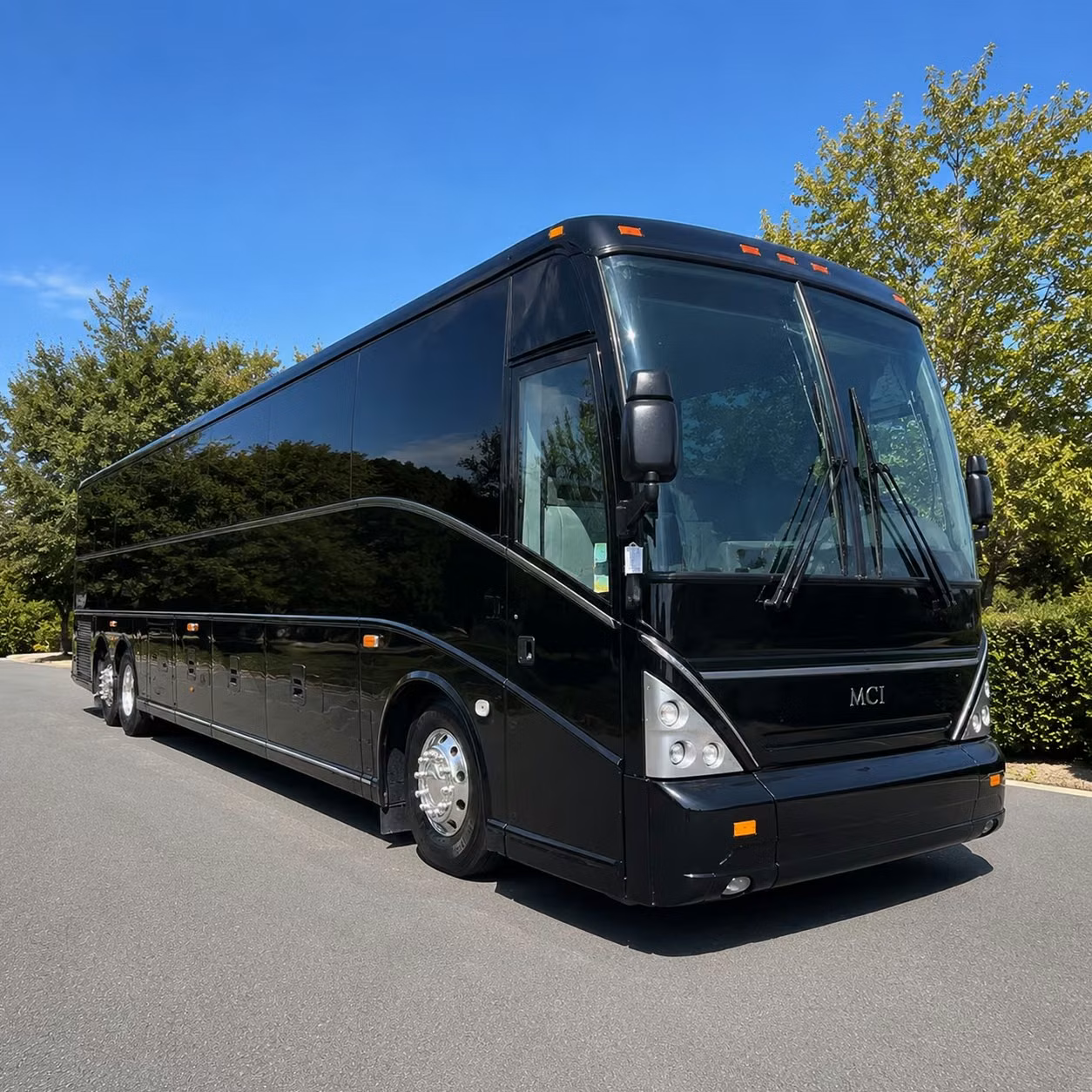 charter bus rentals for modesto weddings and special events