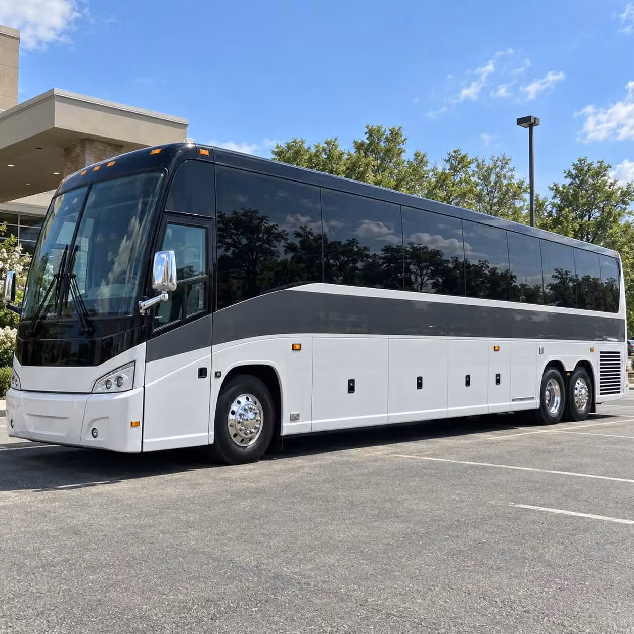 charter buses for large modesto high school prom groups