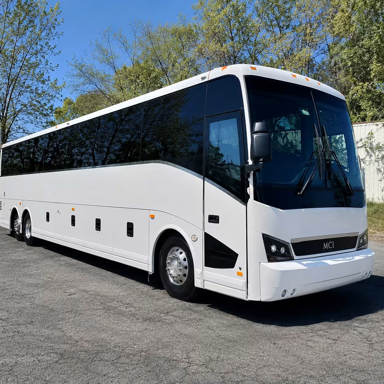 modesto charter bus rental exterior