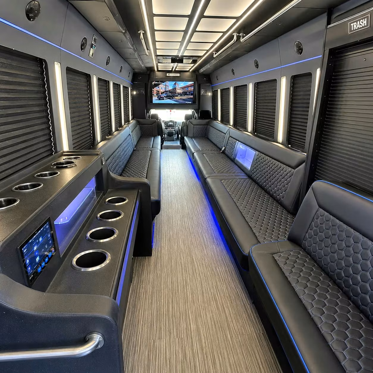 party bus interior
