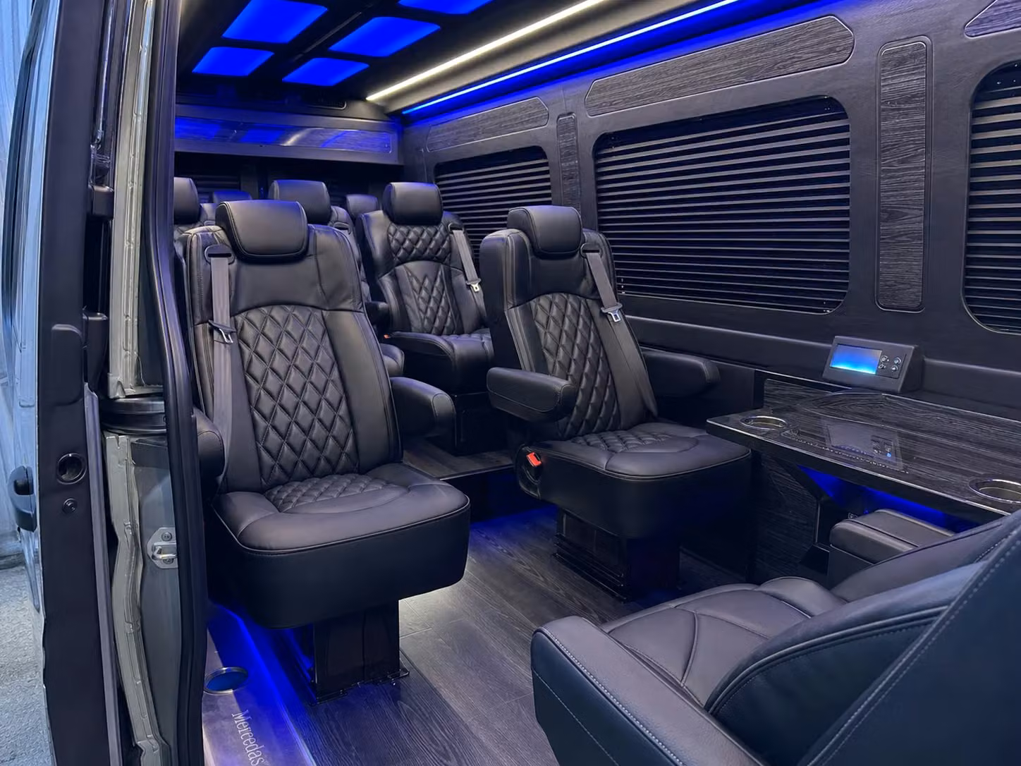sprinter van transportation for groups and events across modesto